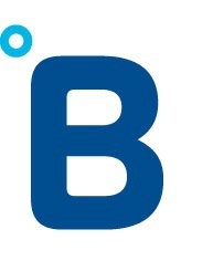 "B" A COLORES DISEÑO DE LETRA