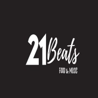 21 BEATS FOOD & MUSIC MAS LOGOTIPO