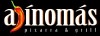AJINOMAS PIZARRA & GRILL MAS LOGOTIPO