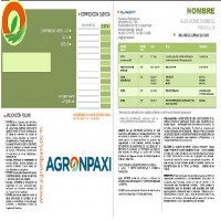 AGRONPAXI & DISEÑO ETIQUETA (MODELO REGU