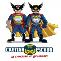 CAPITAN ESCUDO ¡A CAMBIAR EL E MAS LOGOTIPO
