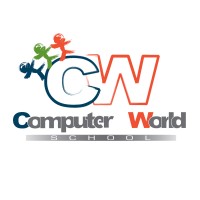 CW COMPUTER WORLD SCHOOL + LOGOTIPO
