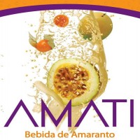 AMATI BEBIDA DE AMARANTO + LOGOTIPO