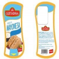ADEREZO DE MAYONESA GUSTADINA Y DISEÑO DE ETIQUETA