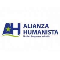 AH ALIANZA HUMANISTA UNIDAD, P MAS LOGOTIPO