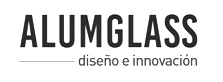 ALUMGLASS DISEÑO E INNOVACION MAS LOGOTIPO