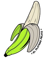 "EL PLATANO PELA'O" + DISEÑO DE ETIQUETA