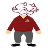 A mas diseño de letra diseño del diablito uniforme c