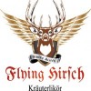 FLYING HIRSCH KRAEUTERLIKOER mas Logotipo