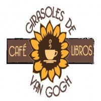 GIRASOLES DE VAN GOGH CAFE LIBROS MAS LOGOTIPO