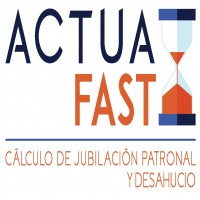 ACTUAFAST CÁLCULO DE JUBILACIÓN PATRONAL Y DESAHUCIO MÁS LOGOTIPO