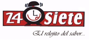 24 SIETE EL RELOJITO DEL SABOR + LOGOTIPO