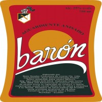 barón más diseño de etiqueta