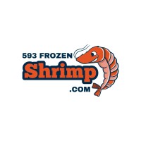 593 FROZEN SHRIMP.com más logotipo