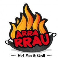 ARRARRAU - Hot Pan & Grill más logotipo