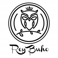REY BUHO MAS LOGOTIPO