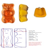 DISEÑO TRIDIMENSIONAL (GOLDBEAR ORANGE)
