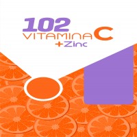 102 VITAMINA C + Zinc y DISEÑO DE ETIQUETA