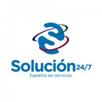 Solución 24/7 más logotipo