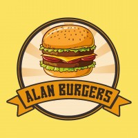 ALAN BURGERS MAS LOGOTIPO