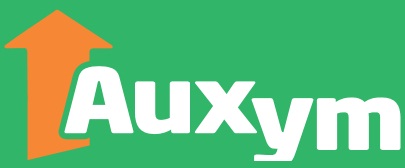 AUXYM MÁS LOGOTIPO