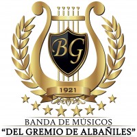 BANDA DE MÚSICOS "DEL GREMIO DE ALBAÑILES" BG 1921 MÁS LOGOTIPO