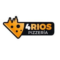 4RIOS PIZZERIA MÁS LOGOTIPO