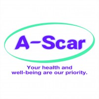 A-Scar Your health and wellbeing are our priority mas logotipo