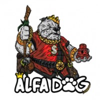 ALFA DOG MÁS LOGOTIPO