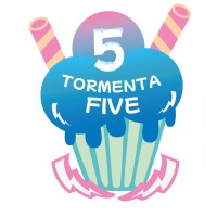 5 TORMENTA FIVE MÁS LOGOTIPO