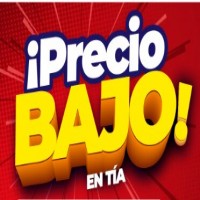 ¡Precio BAJO en TÍA! más logotipo