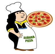SEÑORA PIZZA MAS LOGOTIPO