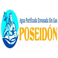Agua Purificada Envasada Sin Gas POSEIDÓN MÁS LOGOTIPO