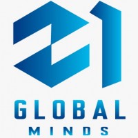 21 GLOBAL MINDS más logotipo