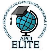 ACADEMIA PROFESIONAL DE CAPACITACIÓN INTEGRAL Y TÉCNICA ELITE APCI ELITE MAS LOGOTIPO
