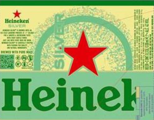 Heineken SILVER (can spec HB572)