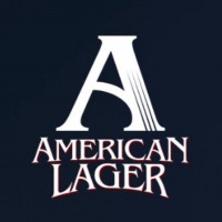 A AMERICAN LAGER MÁS LOGOTIPO