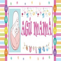AGÚ MAMÁ MÁS LOGOTIPO