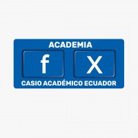 ACADEMIA fx CASIO ACADÉMICO ECUADOR MÁS LOGOTIPO
