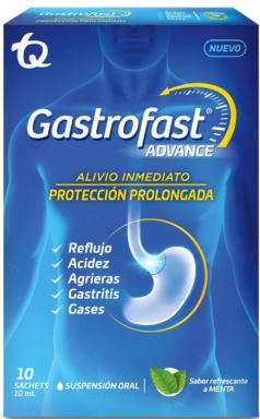GASTROFAST ADVANCE X 10 MÁS DISEÑO DE ETIQUETA