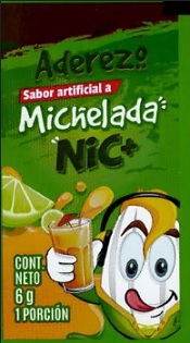ADEREZO MICHELADA NIC+ & DISEÑO DE ETIQUETA
