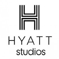 H HYATT studios (& Design (Stacked))