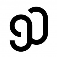 90 más logotipo