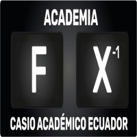 ACADEMIA FX-1 CASIO ACADÉMICO ECUADOR MÁS LOGOTIPO