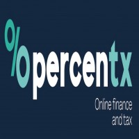 %percentx Online finance and tax más Logotipo