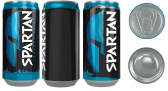 DISEÑO TRIDIMENSIONAL DE ENVASE A COLORES (SPARTAN)