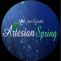 Agua Purificada Artesian Spring Más Logotipo
