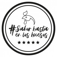 #Sabor hasta en los huesos + LOGOTIPO