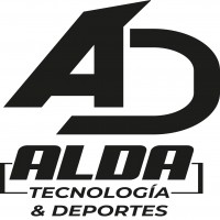 ALDA TECNOLOGÍA & DEPORTES MÁS LOGOTIPO