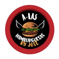 A-LAS HAMBURGUESAS BY JOSÉ más logotipo